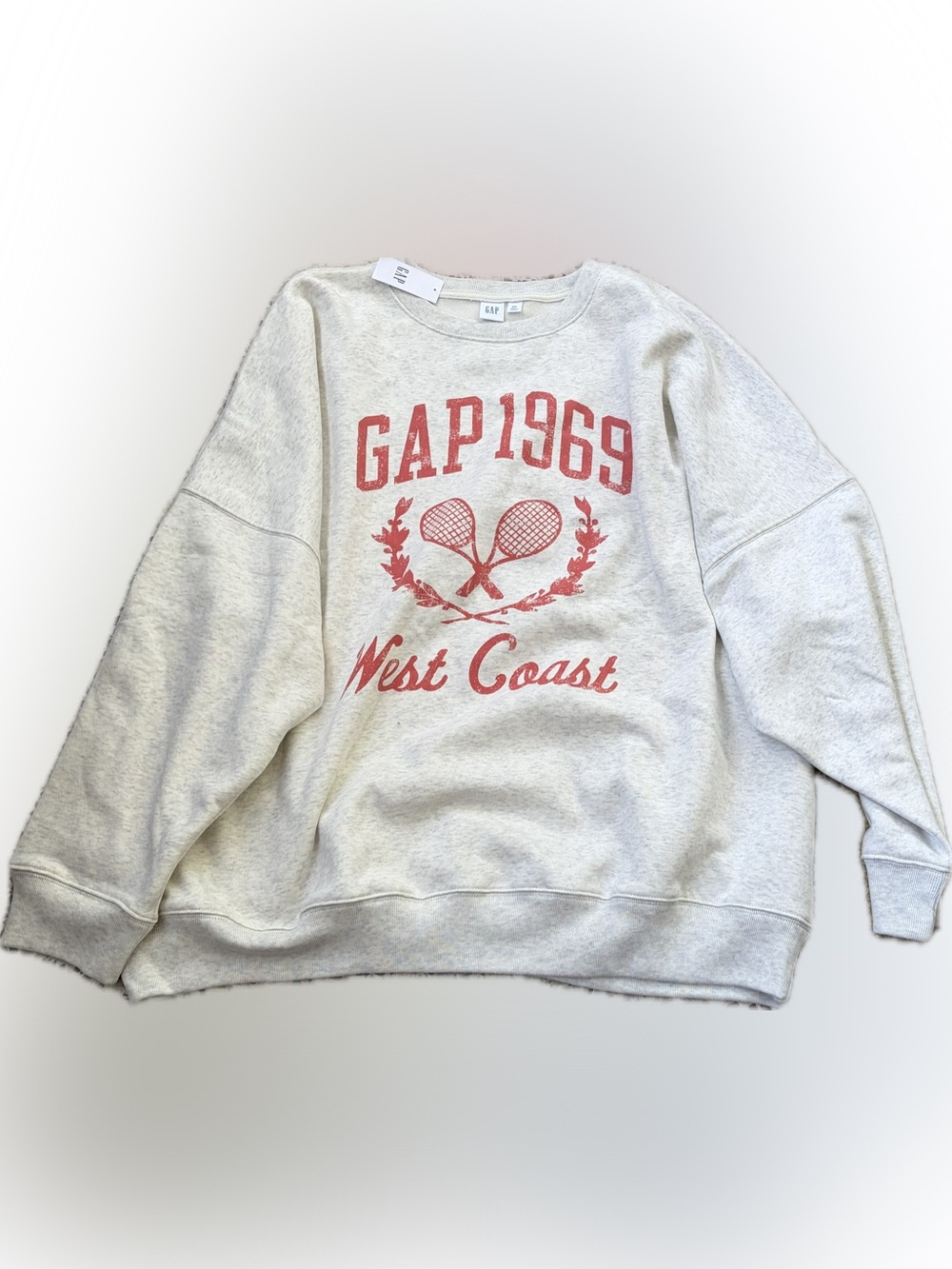 GAP Crewneck Sweatshirt with Red West Coast Graphic